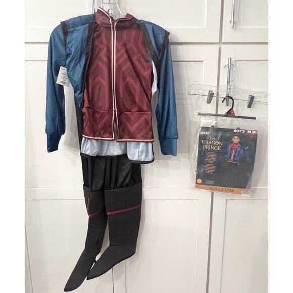 New The Dragon Prince Callum Child Costume Boys Sz M 8 Netflix Rubies Halloween - Picture 6 of 7